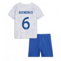 Dječji Nogometni Dres Francuska Matteo Guendouzi #6 Gostujuci SP 2022 Kratak Rukav (+ Kratke hlače)